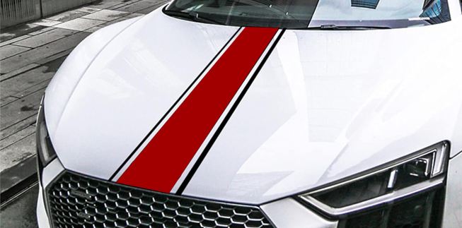 Striping compleet een stuk