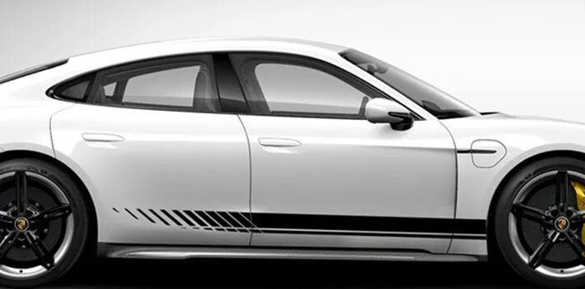 Striping zijkant auto striping en stickers