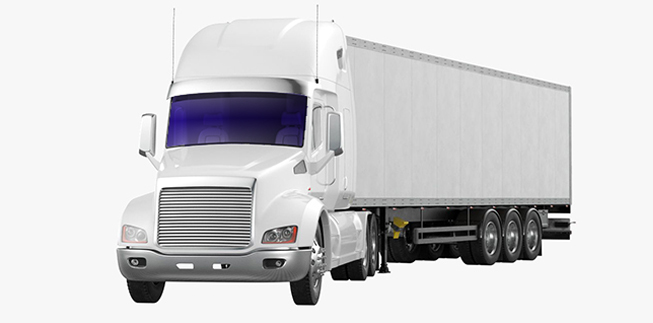 Vrachtwagen Chameleon voorraam