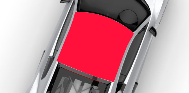 auto ontchromen Dak wrappen