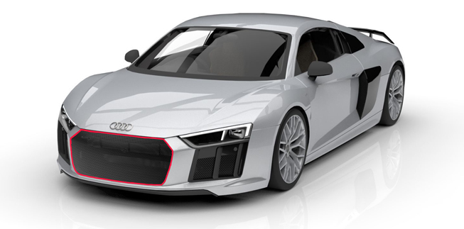 auto ontchromen Grill