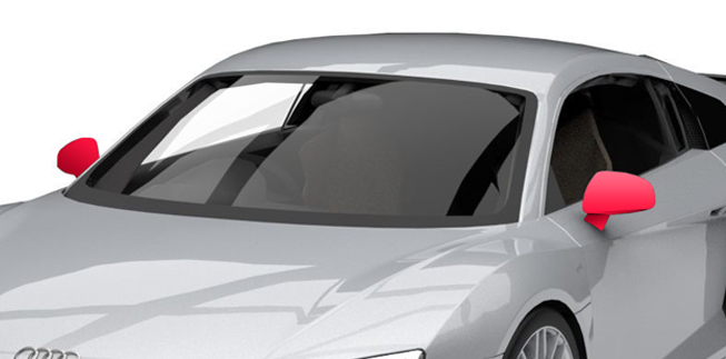 auto ontchromen Spiegelkappen